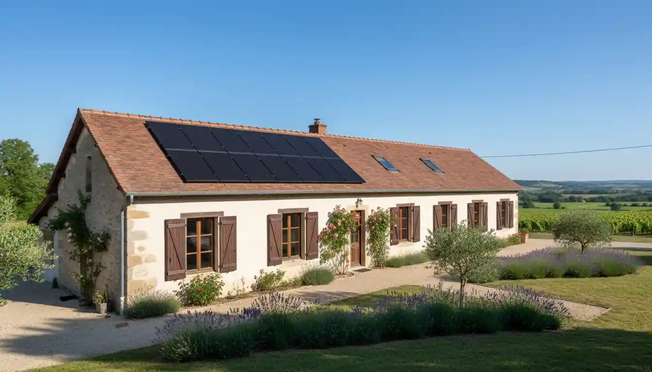 Installation de Panneaux Solaires à La Réole, Les Barthes