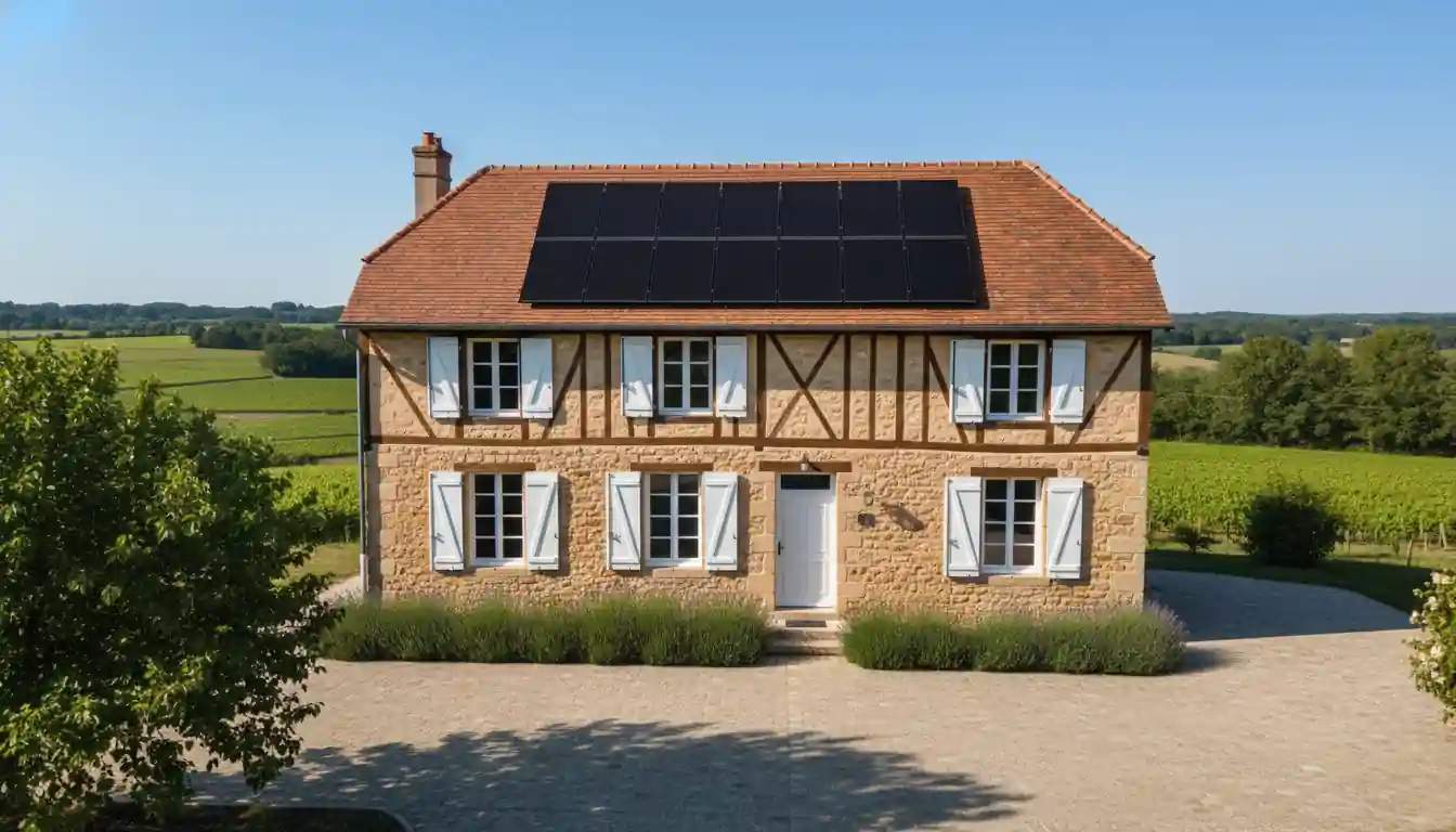 Installation de Panneaux Solaires à La Réole, Les Vergnes