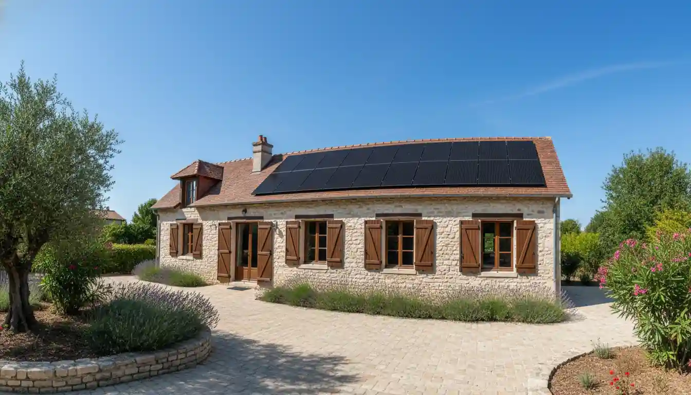 Installation de Panneaux Solaires à La Réole, Quartier de la Gare