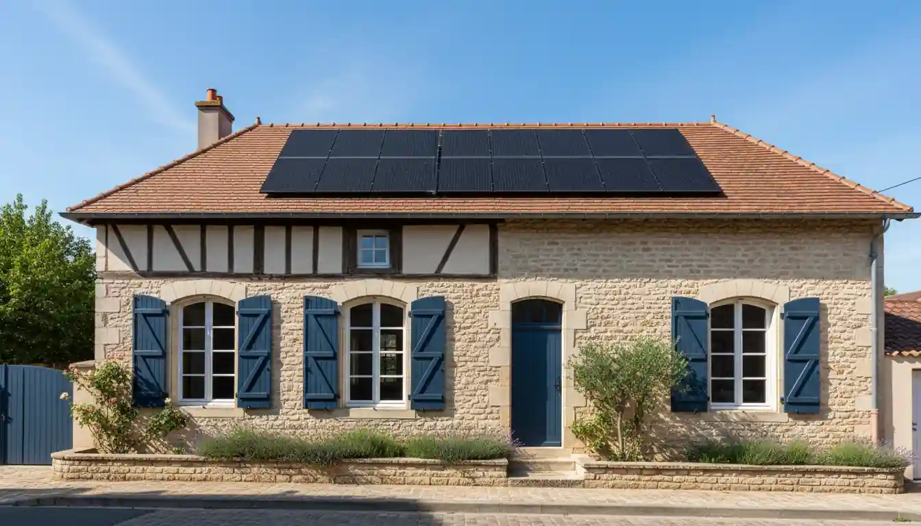 Installation de Panneaux Solaires à La Réole, Quartier des Carmes